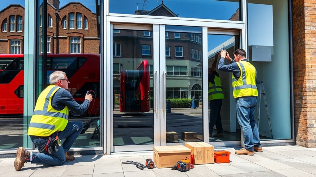 Automatic Door Installation Iver