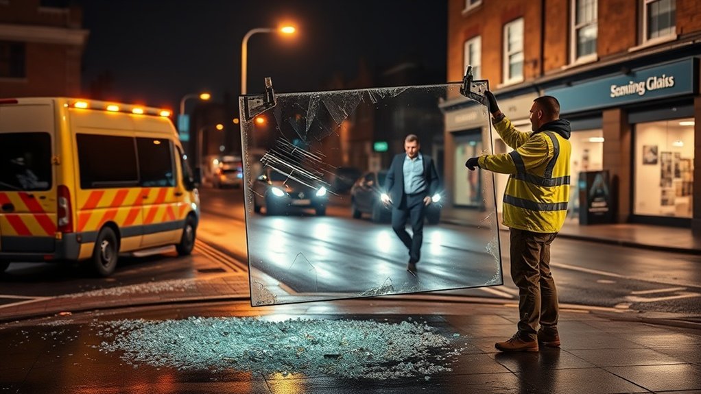 Emergency Glazing Shreding Green