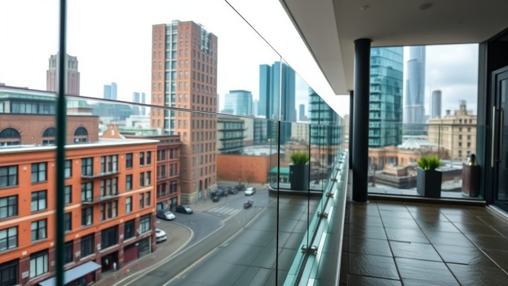 Glass Balustrades Shreding Green