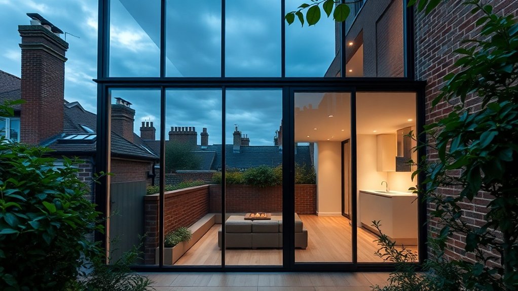 Glass Extension Walls Iver